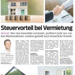 Steuervorteil bei Vermietung „Vorarlberger Nachrichten"