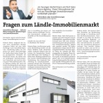 Vorarlberger Nachrichten Interview zum Thema „Ländle Immobilienmarkt“ mit unserem Geschäftsführer Roberto Maier